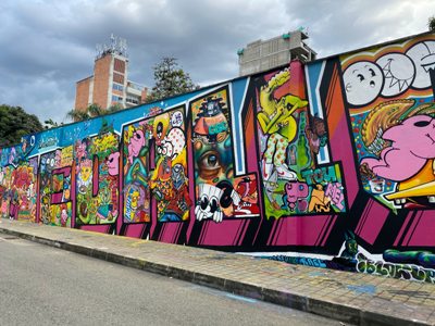 Graffitikunst Medellin